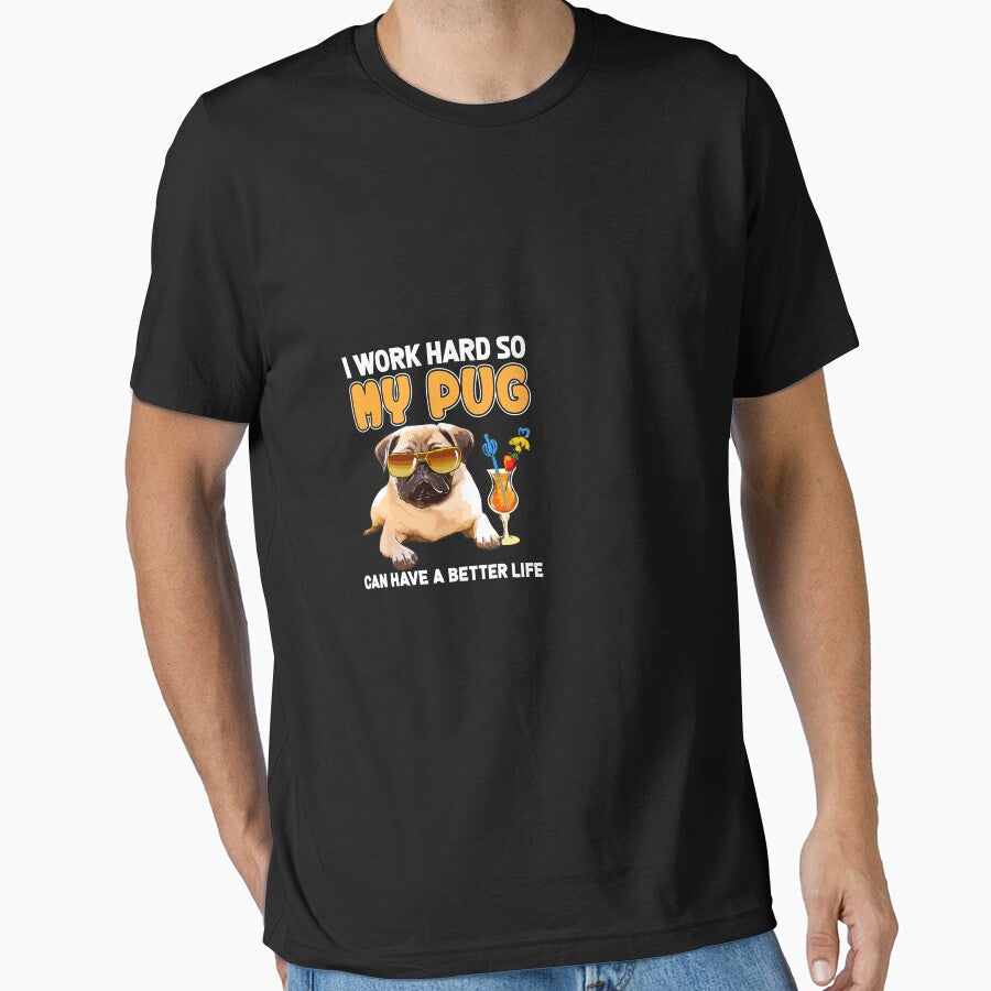 Funny Pug Shirt Pug Lover by CharlotteHicks Hoodie, Sweatshirt | BlankRebels.com (Image 1)