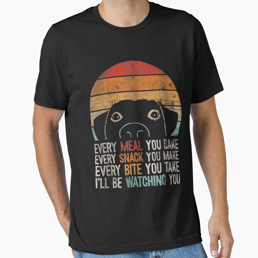 Funny Dog, Retro Dog Tee, I'll Be Watching You Dog by starrylap8841 Hoodie, Sweatshirt | BlankRebels.com (Image 1)