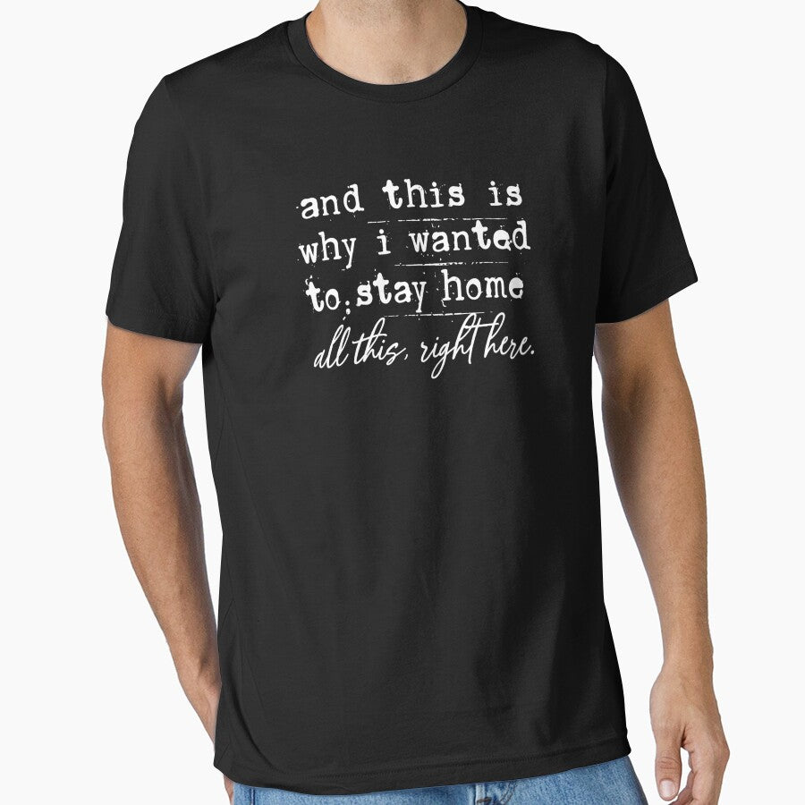 And This Is Why I Wanted To Stay Home All This Right Here by raccoon2opossum T-Shirts, Hoodie, Sweatshirt (Image 1)