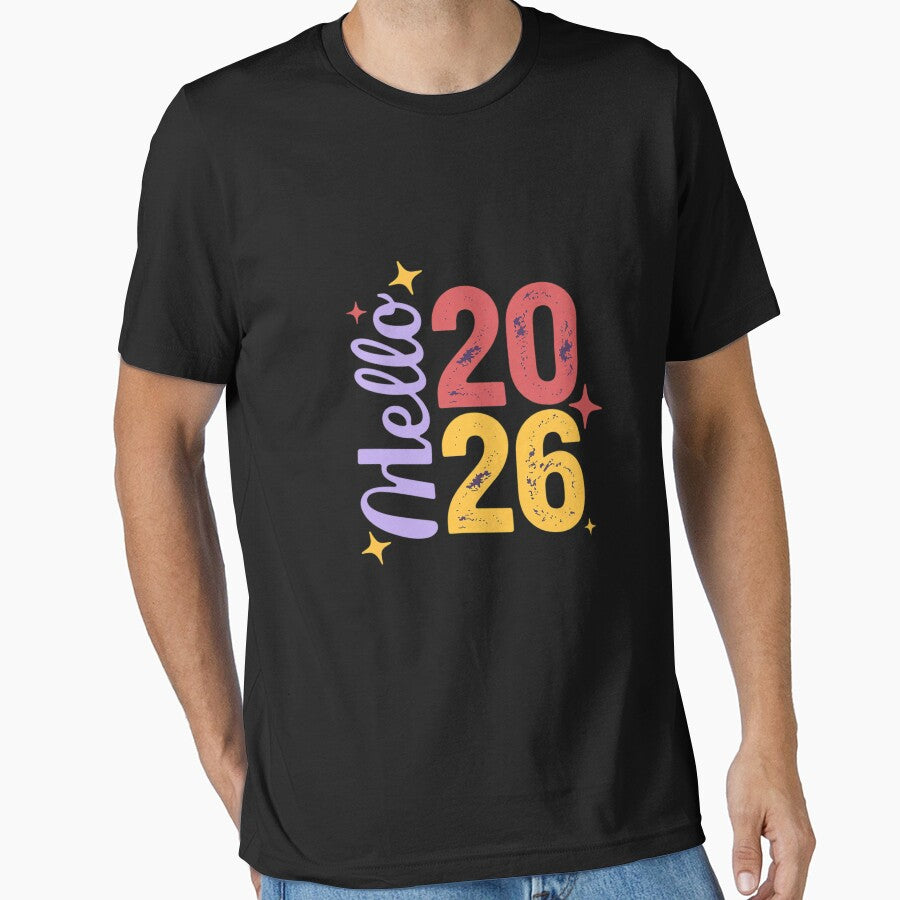 Happy New Year 2026 Cute Design Hello 2026 by SIGORDESIGN T-Shirts, Hoodie, Sweatshirt | BlankRebels.com (Image 1)