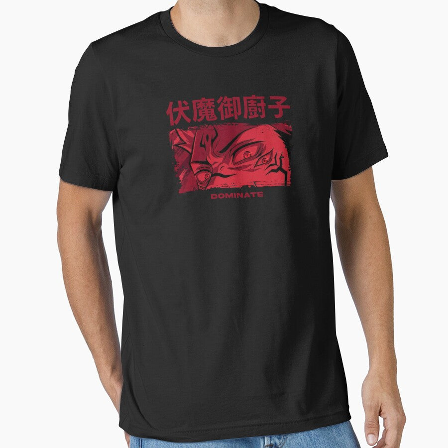 Dominate Japanese Manga Eyes Red by Tokyo Retro T-Shirts, Hoodie, Sweatshirt | BlankRebels.com (Image 1)