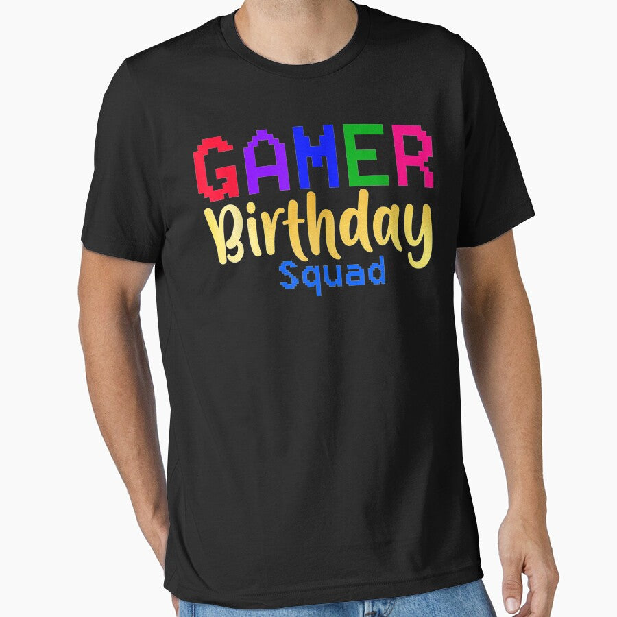 Gamer Party Happy B-Day Video Game Party Gift by JosephFineArts T-Shirts, Hoodie, Sweatshirt | BlankRebels.com (Image 1)