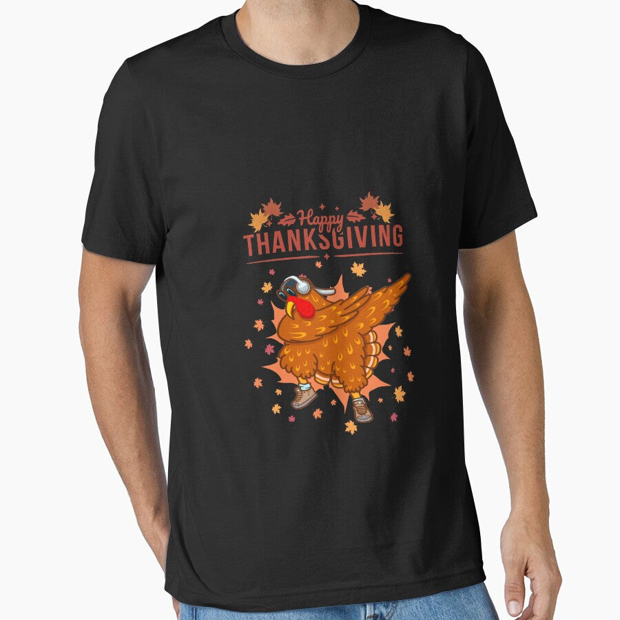 Dabbing Turkey Happy Thanksgiving by Taweekoonshop T-Shirts, Hoodie, Sweatshirt | BlankRebels.com (Image 1)