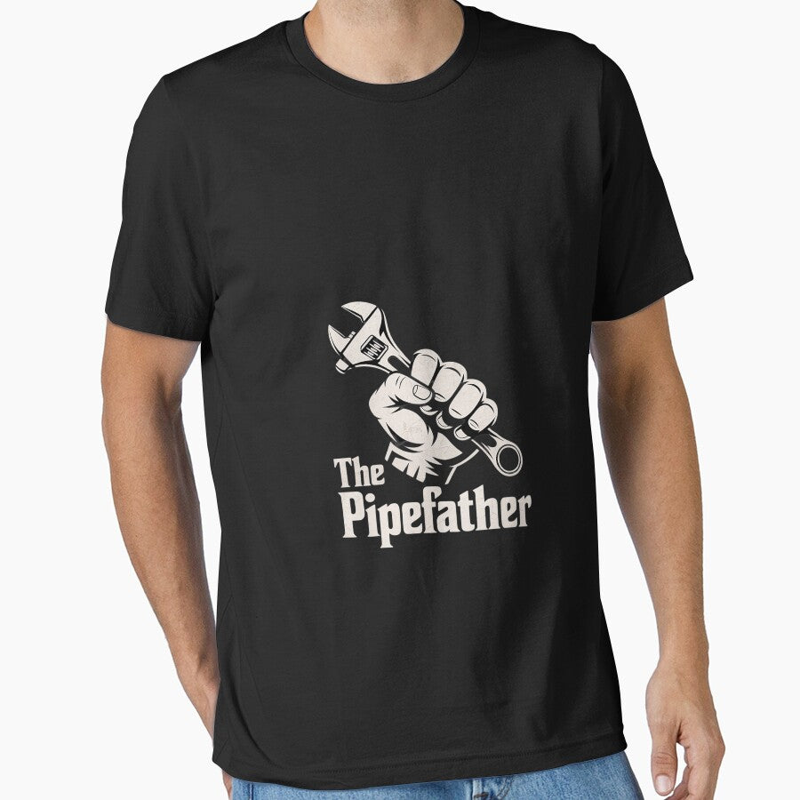 The Pipefather Plumber Happy Father's Day Dad Grandpa by MarryIsMonth T-Shirts, Hoodie, Sweatshirt (Image 1)