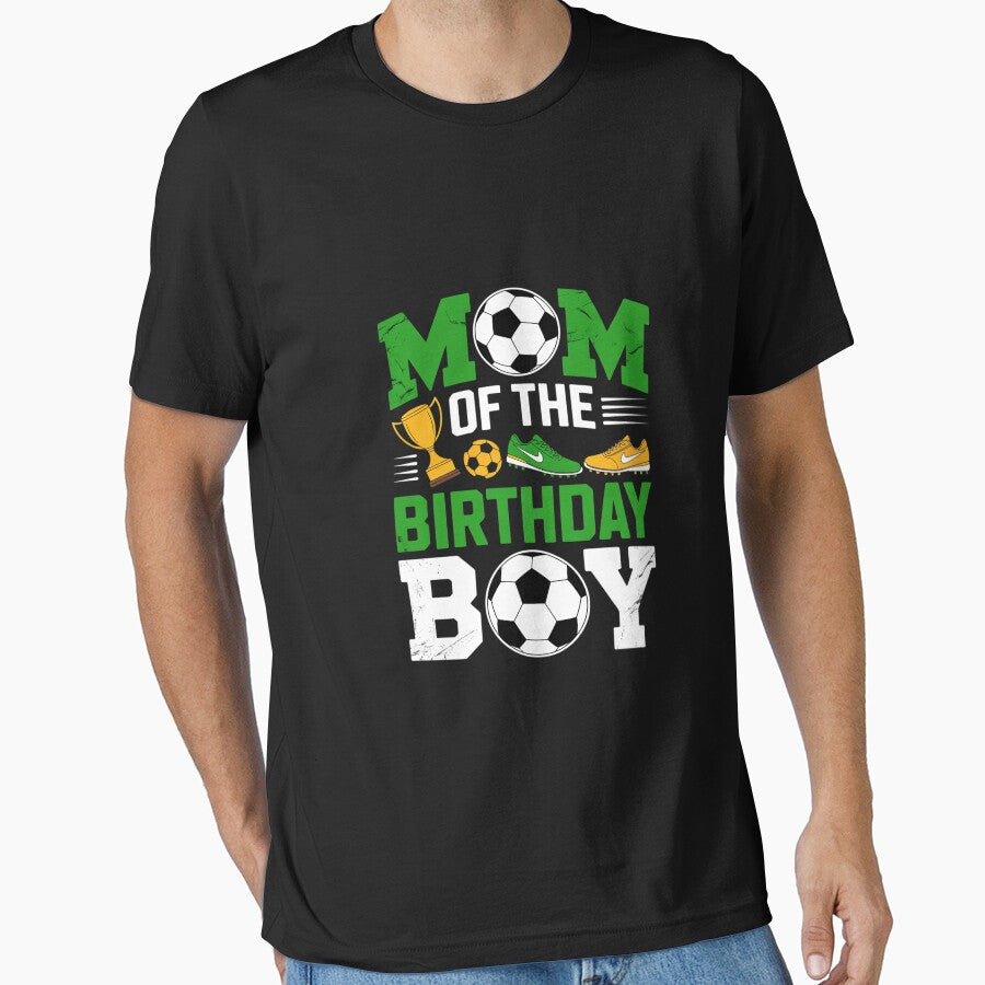 Dad And Mom Of The Birthday Boy Soccer Birthday Family by dainegilbert