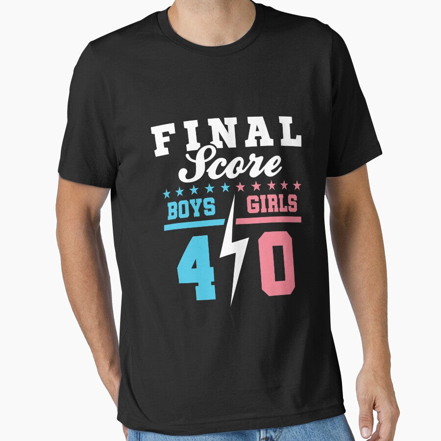 Mom of Four Boys Boy Mama Final Score Boys 4 Girls 0 by jaygo T-Shirts, Hoodie, Sweatshirt | BlankRebels.com (Image 1)