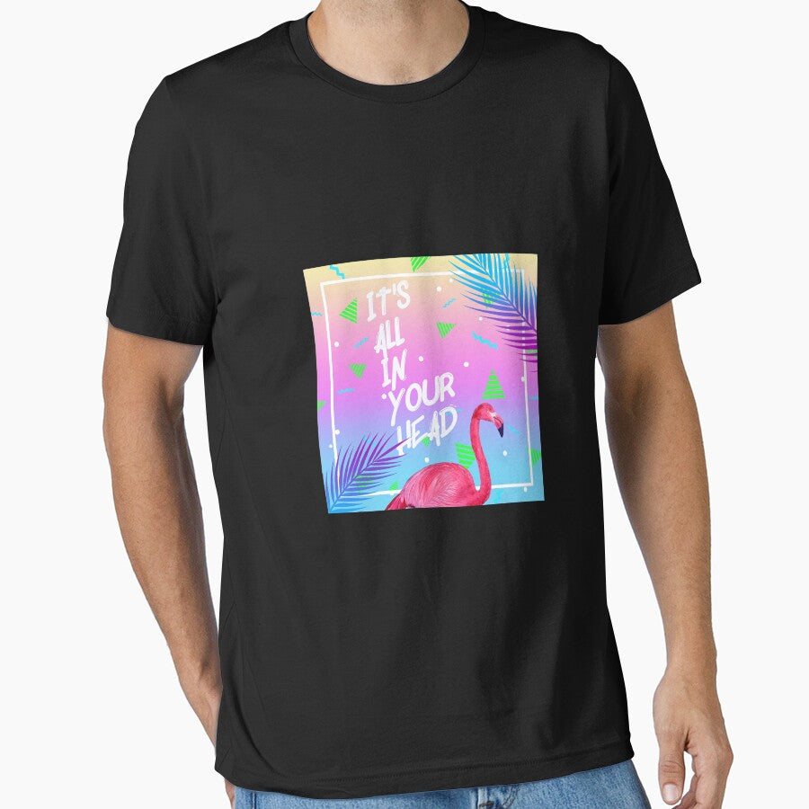 Vaporwave Aesthetic Synthwave Retro It's All In Your Head by artavenue T-Shirts, Hoodie, Sweatshirt (Image 1)
