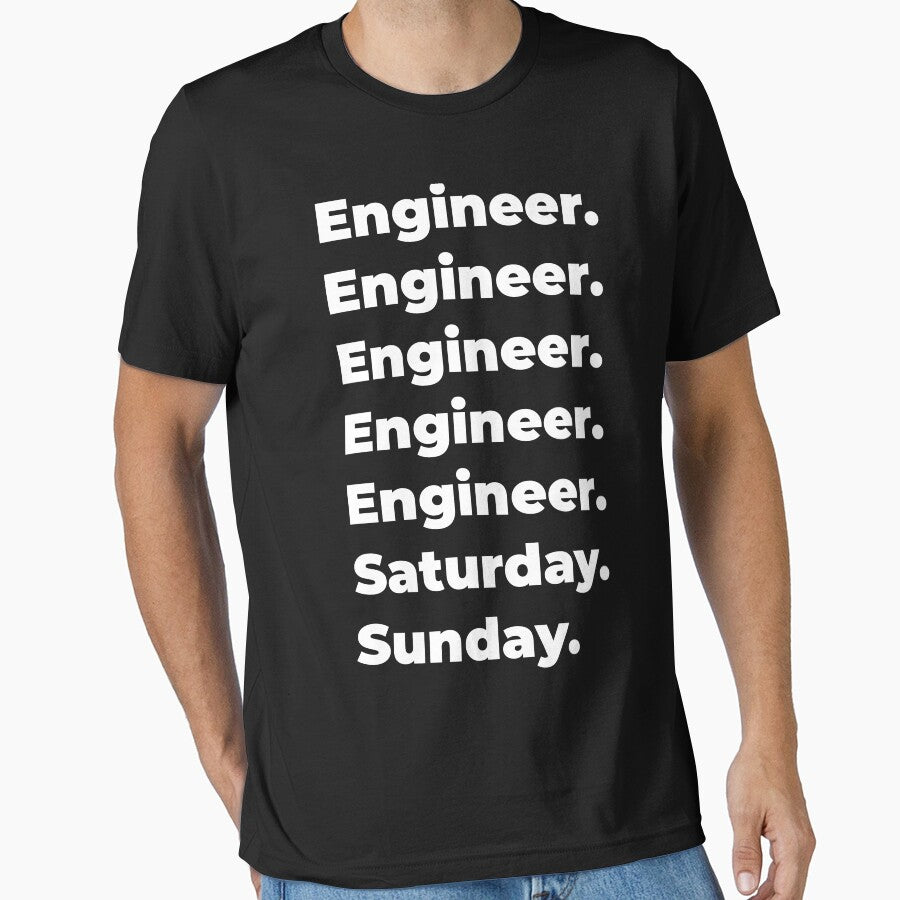 Engineer saturday and sunday by SVPOD T-Shirts, Hoodie, Sweatshirt | BlankRebels.com (Image 1)