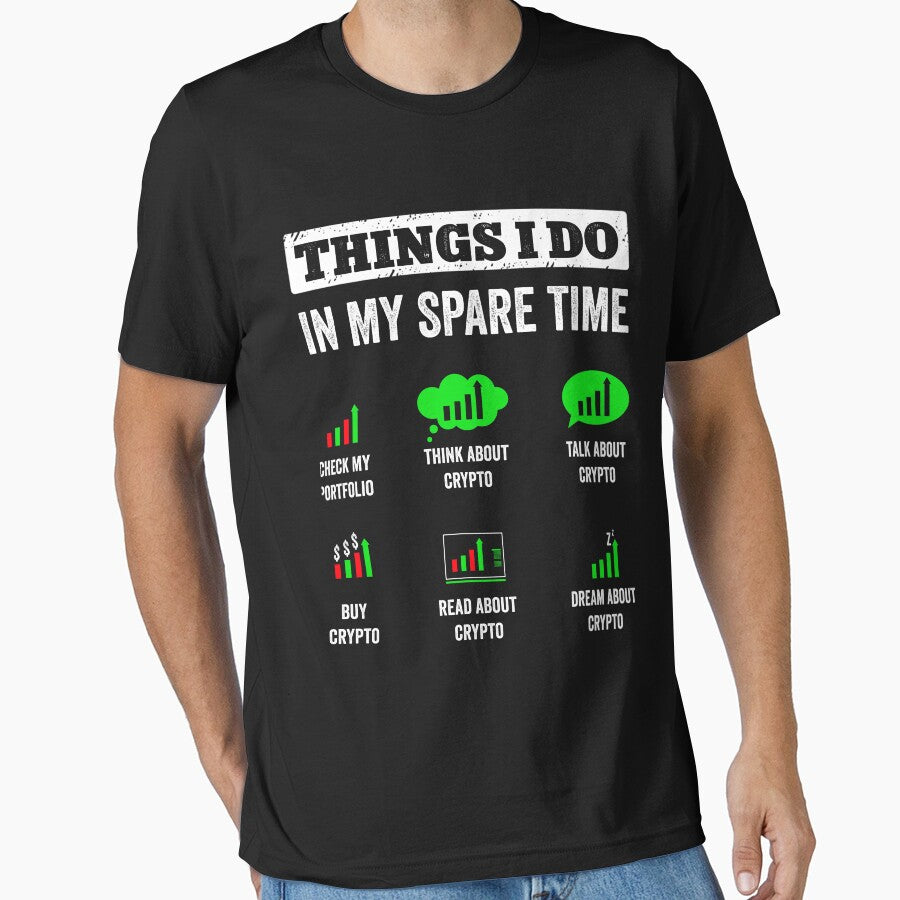 Things I Do In My Spare Time Trading Crypto Investing by Adam Alomari T-Shirts, Hoodie, Sweatshirt (Image 1)