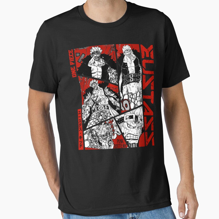 Eustass Kid Manga Panel Essential by oramasopiche T-Shirts, Hoodie, Sweatshirt | BlankRebels.com (Image 1)
