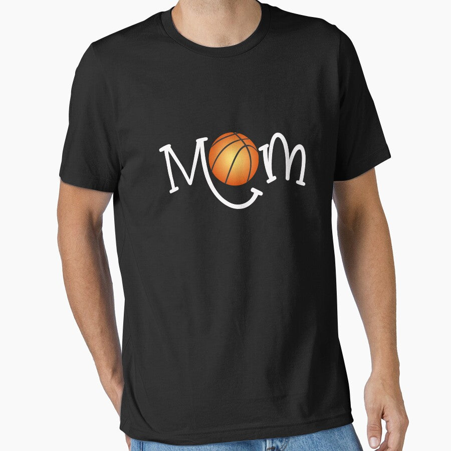 Classic Basketball Mom Gift Mom with Basketball by LGamble12345 T-Shirts, Hoodie, Sweatshirt | BlankRebels.com (Image 1)