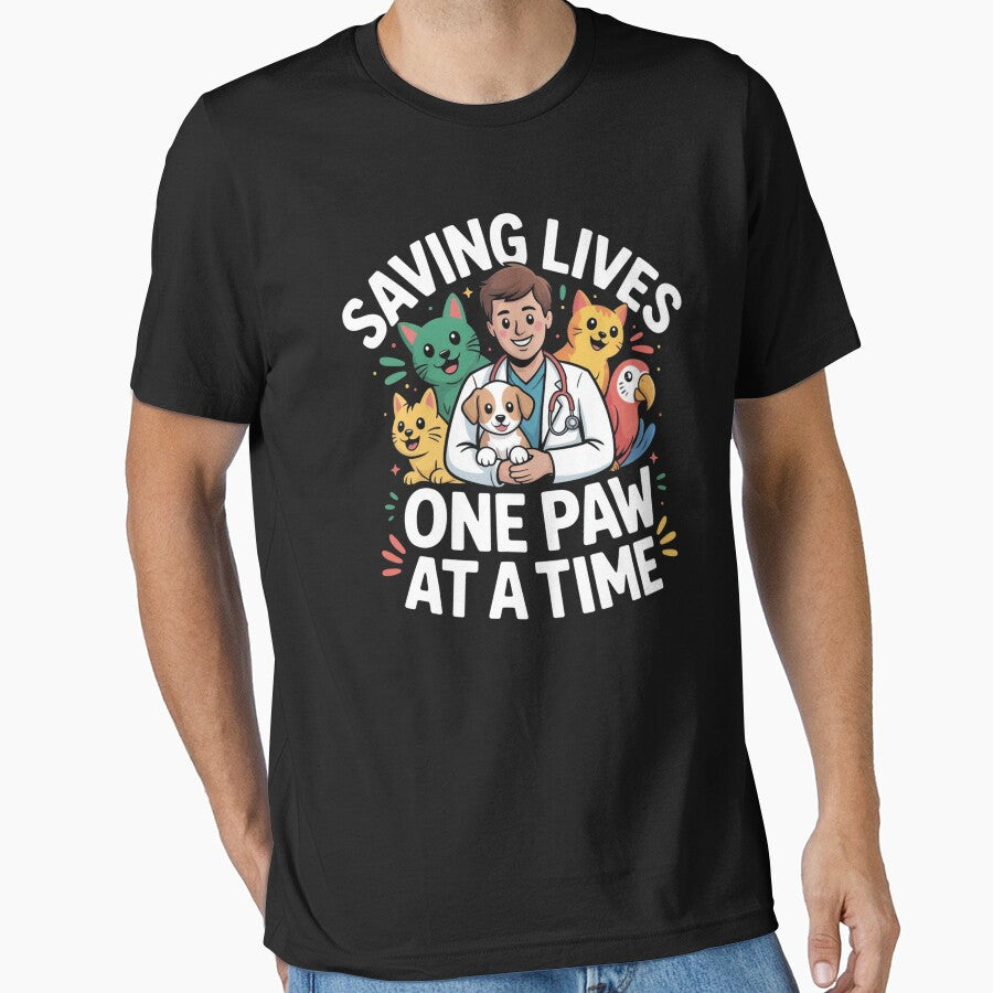 Saving lives one paw at a time by DreamOnShirts T-Shirts, Hoodie, Sweatshirt | BlankRebels.com (Image 1)