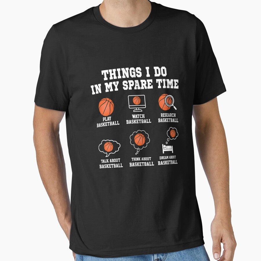 Basketball Fun Time Essential by Bovtique T-Shirts, Hoodie, Sweatshirt | BlankRebels.com (Image 1)