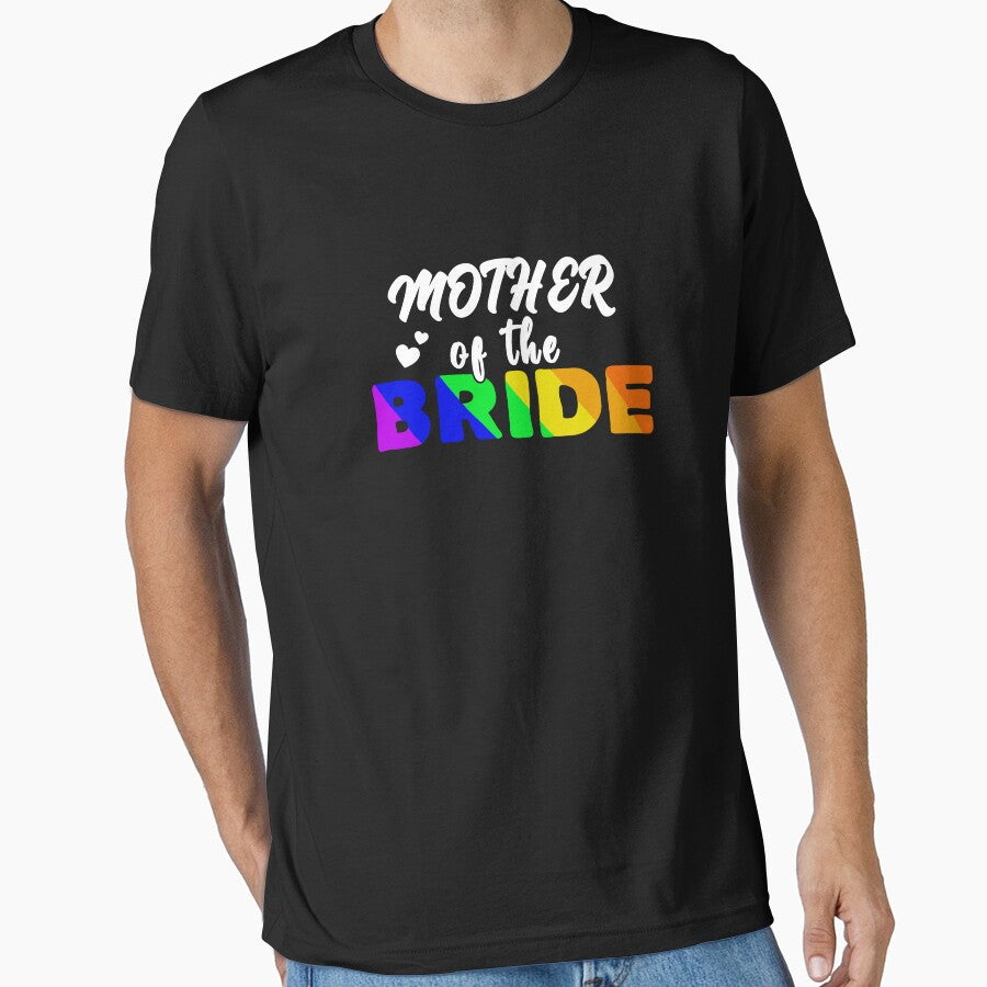 lgbtq wedding rainbow mother of the bride by Tropoid T-Shirts, Hoodie, Sweatshirt | BlankRebels.com (Image 1)