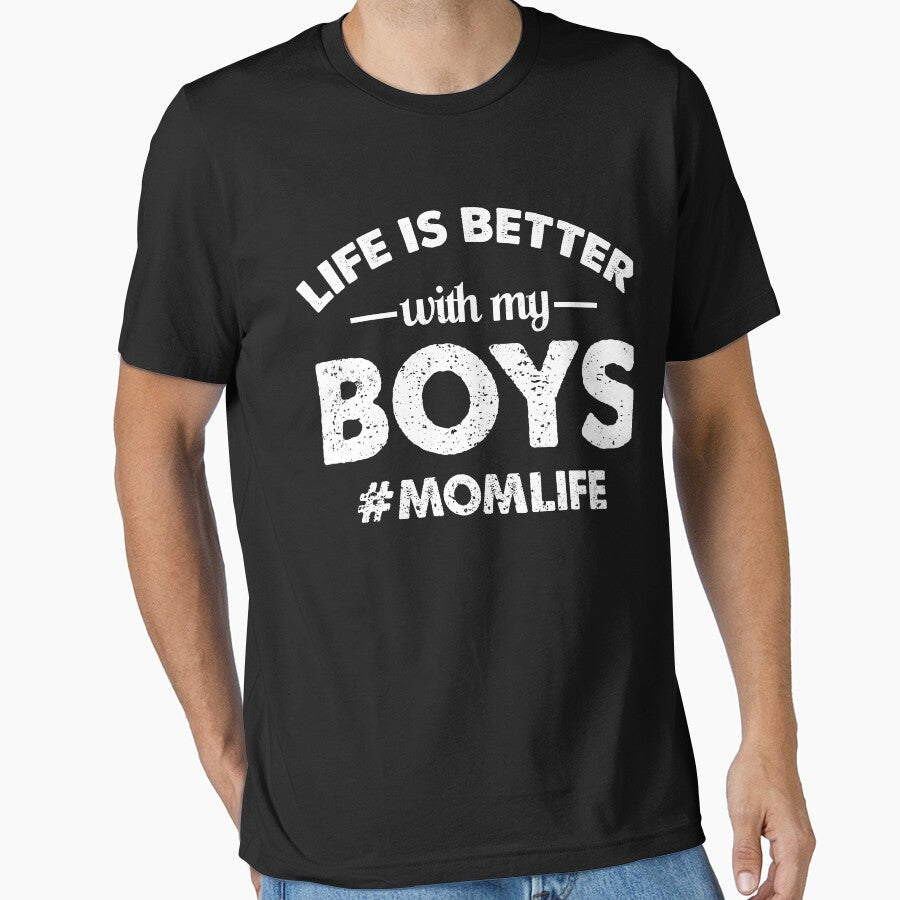 life is better with my boys momlife by sayedul987034 T-Shirts, Hoodie, Sweatshirt | BlankRebels.com (Image 1)