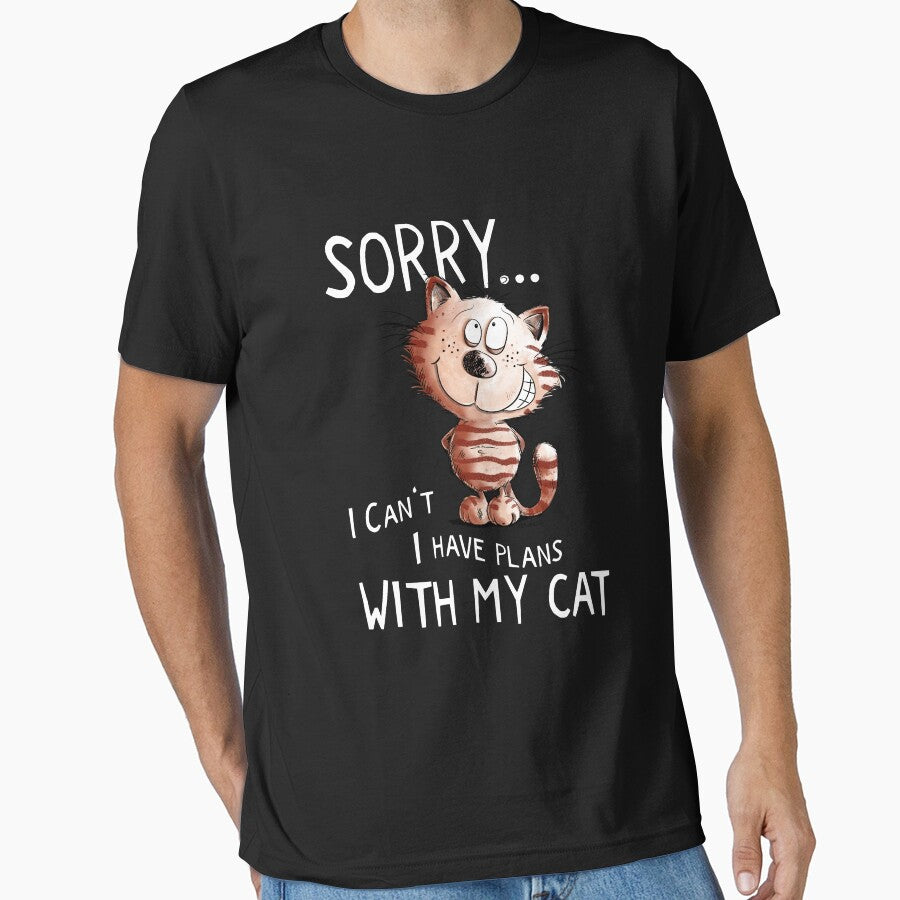 Sorry I Have Plans With My Cat by modartis T-Shirts, Hoodie, Sweatshirt | BlankRebels.com (Image 1)