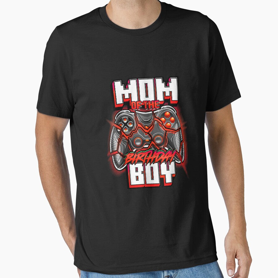 Mom of the Birthday Boy Matching Family Video Game Party by marla8ruby T-Shirts, Hoodie, Sweatshirt (Image 1)