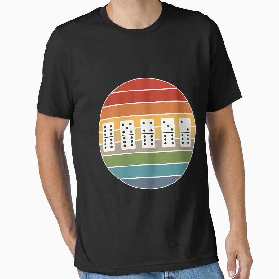 Dominoes Retro Game Game Night by Alexalmon T-Shirts, Hoodie, Sweatshirt | BlankRebels.com (Image 1)