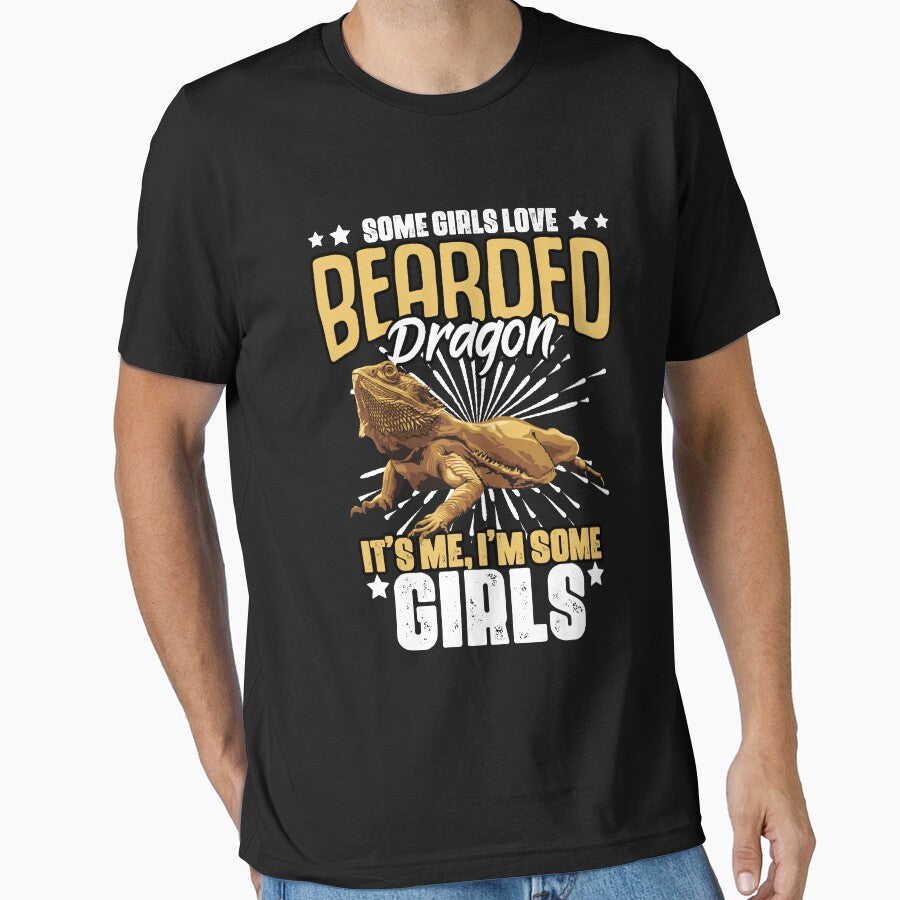 Some Girls Love Funny Bearded Dragon Humor For Reptile Lover by Nessshirts T-Shirts, Hoodie, Sweatshirt (Image 1)