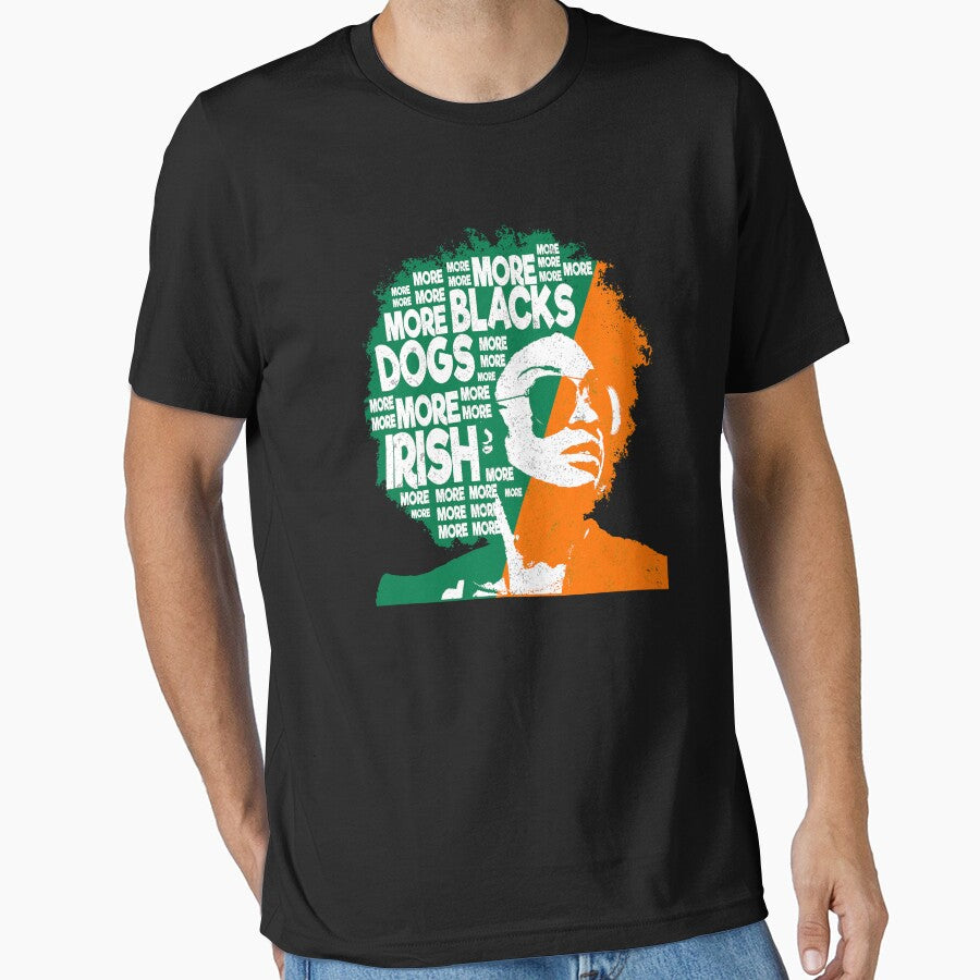 More Blacks More Dogs More Irish Ireland Flag Anti-Racism. by 2MDesign