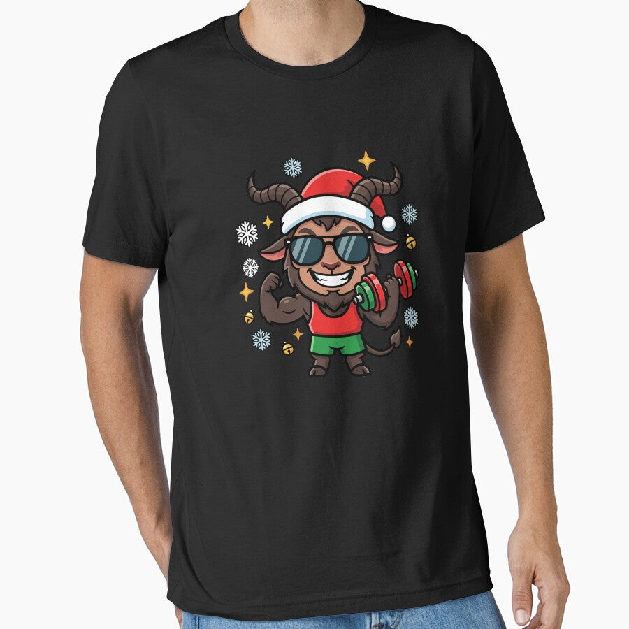 Christmas Krampus Weightlifter Gym Funny Workout Krampus Gear by DynamicDesign T-Shirts, Hoodie, Sweatshirt (Image 1)