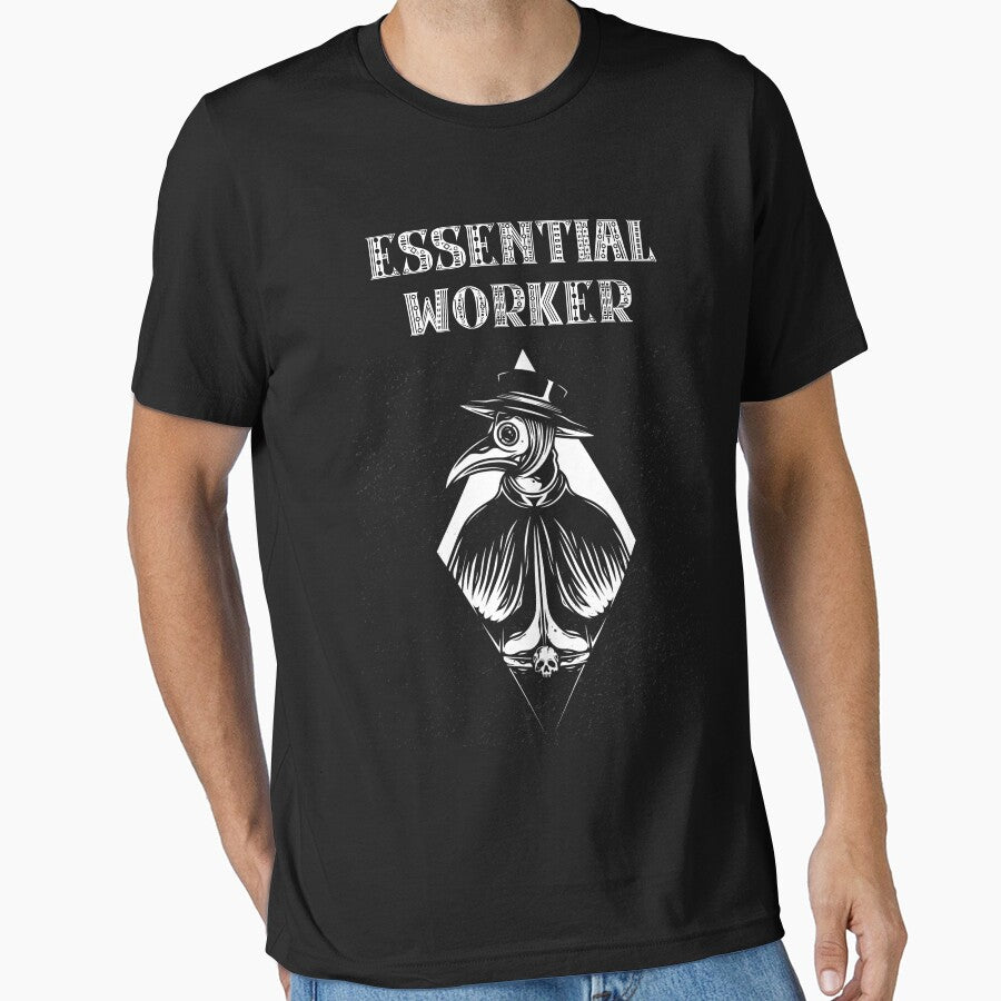 Plague Doctor Essential Worker Coronavirus by PlagueCity T-Shirts, Hoodie, Sweatshirt | BlankRebels.com (Image 1)