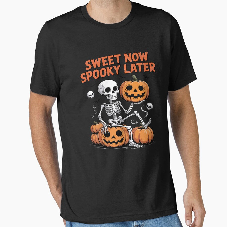 Halloween Vibes Fitness Gym Exercise Sweat Now Spooky Later by countntenov T-Shirts, Hoodie, Sweatshirt (Image 1)