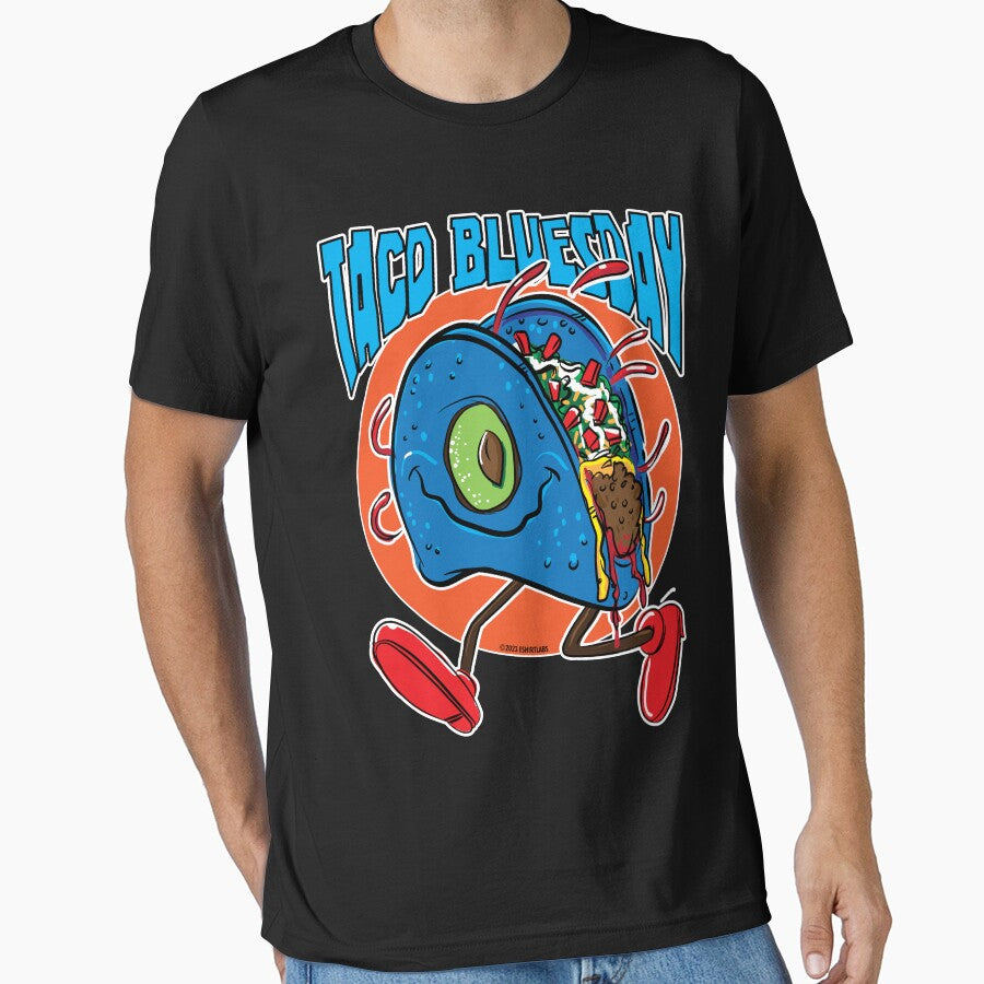 Blue Corn Taco on Taco Bluesday by eShirtLabs T-Shirts, Hoodie, Sweatshirt | BlankRebels.com (Image 1)
