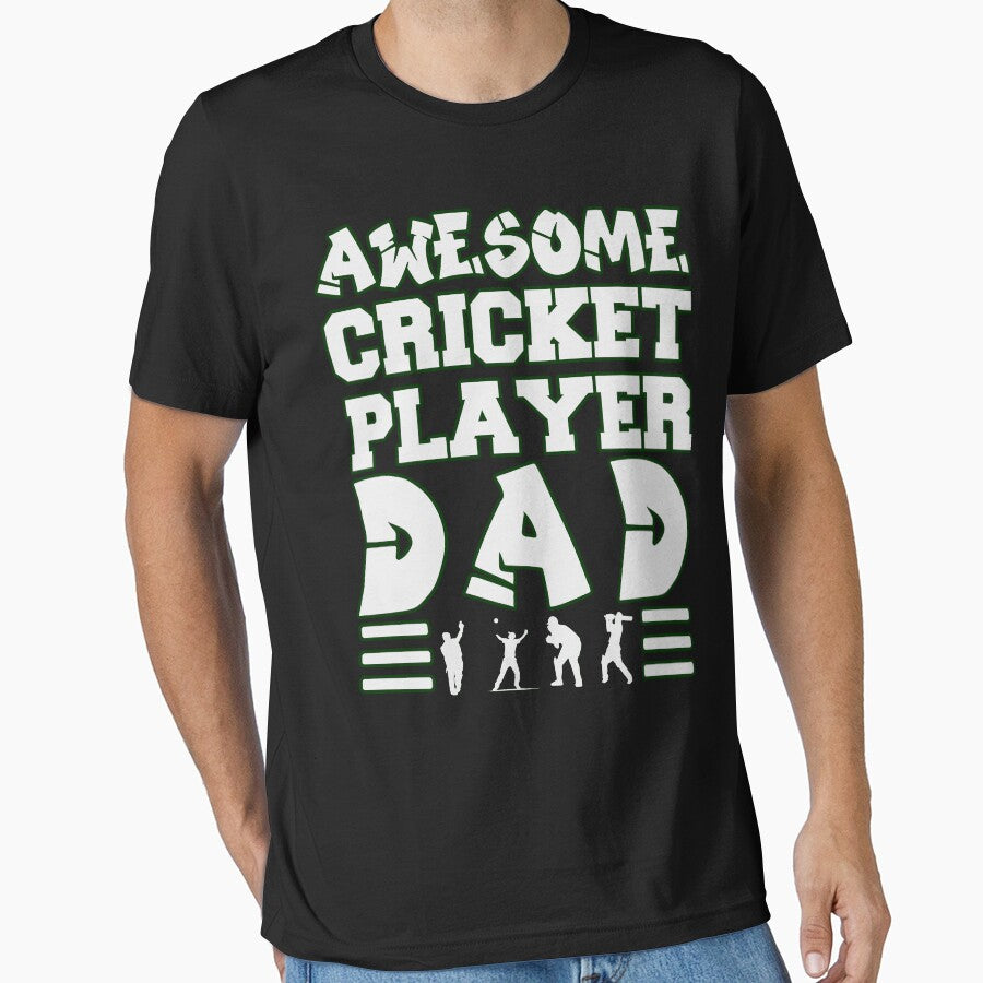 Awesome Cricket Dad by MimsTees T-Shirts, Hoodie, Sweatshirt | BlankRebels.com (Image 1)