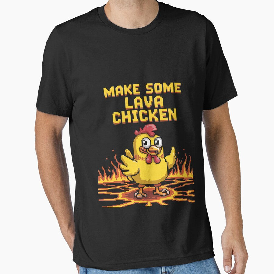 Make Some Lava Chicken Pixel Art T-Shirts, Hoodie, Sweatshirt