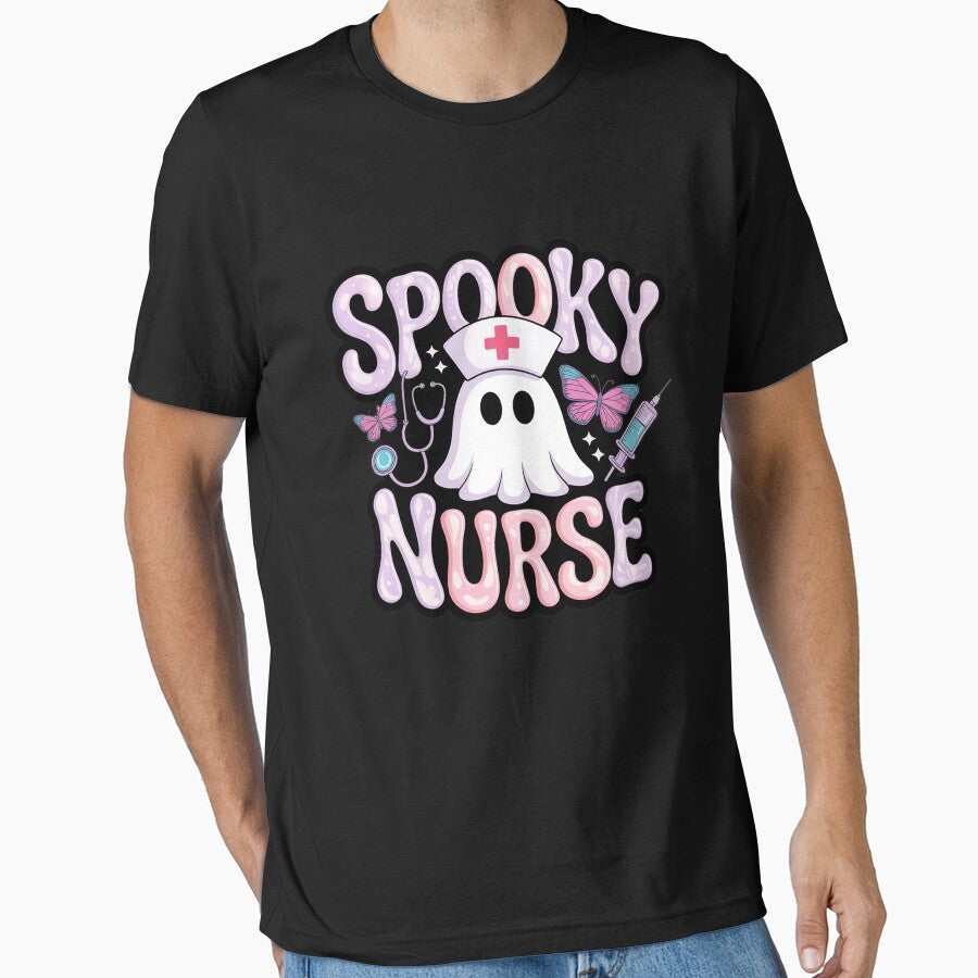 Halloween Spooky School Nurse Halloween by velltoons T-Shirts, Hoodie, Sweatshirt | BlankRebels.com (Image 1)