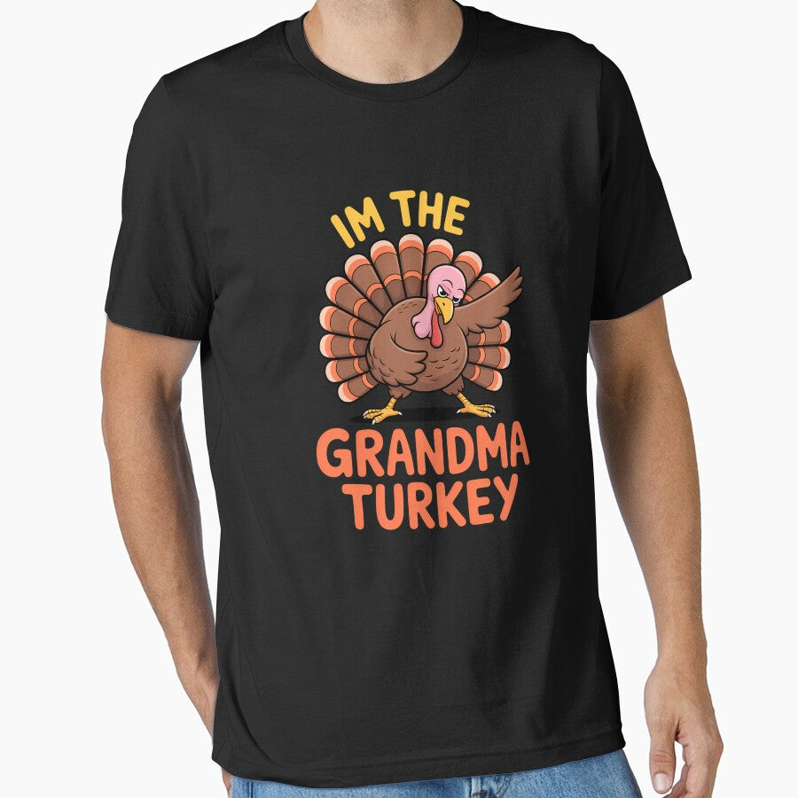 Grandma  Turkey Matching Family Group Thanksgiving Party by JonBarnes22 T-Shirts, Hoodie, Sweatshirt (Image 1)