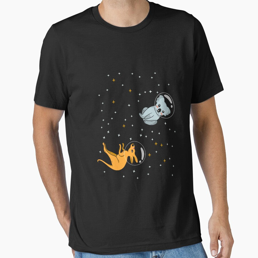 Kangaroo Koala Australia Astronaut Space by Ibu83 T-Shirts, Hoodie, Sweatshirt | BlankRebels.com (Image 1)