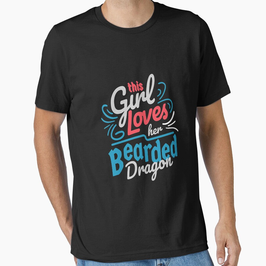 this girl loves Bearded Dragon Girl by ZEDSOU ⭐⭐⭐⭐⭐ T-Shirts, Hoodie, Sweatshirt | BlankRebels.com (Image 1)