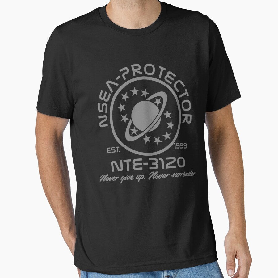 Gifts For Men Sci Fi Film Galaxy Protector Light Blue Cool Graphic Gift by Ellis032Flores T-Shirts, Hoodie,... (Image 1)