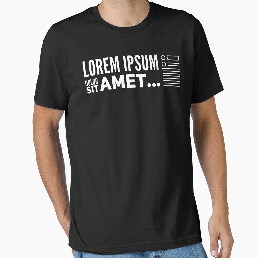 Lorem Ipsum Dolor Sit Amet (white) by Stornu2Ruedas T-Shirts, Hoodie, Sweatshirt | BlankRebels.com (Image 1)