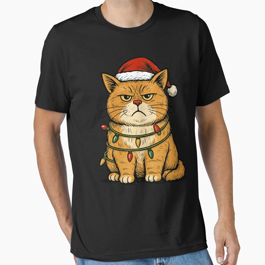 funny christmas cat by Kladhadredo T-Shirts, Hoodie, Sweatshirt | BlankRebels.com (Image 1)