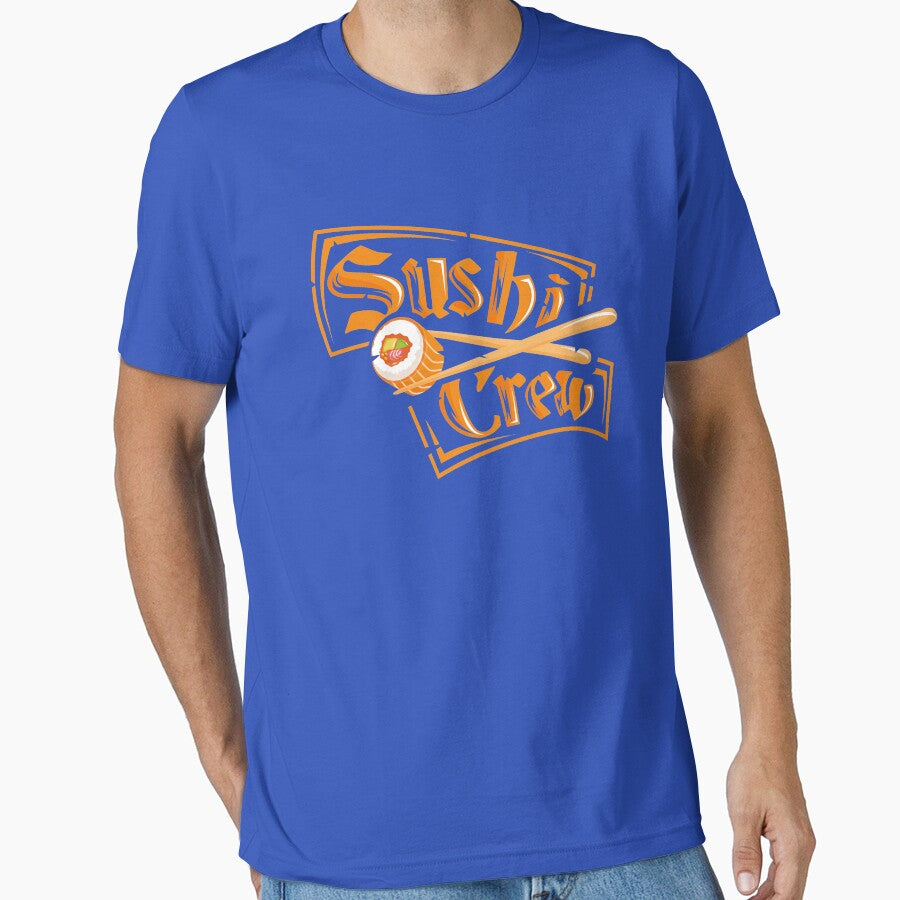 Sushi Crew Japanese Foodie Lover T-Shirt by Orange Pieces Hoodie, Sweatshirt | BlankRebels.com (Image 1)