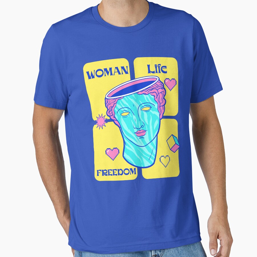 Just A Girl Who Loves Freedom In Life by I Am Cuta T-Shirts, Hoodie, Sweatshirt | BlankRebels.com (Image 1)