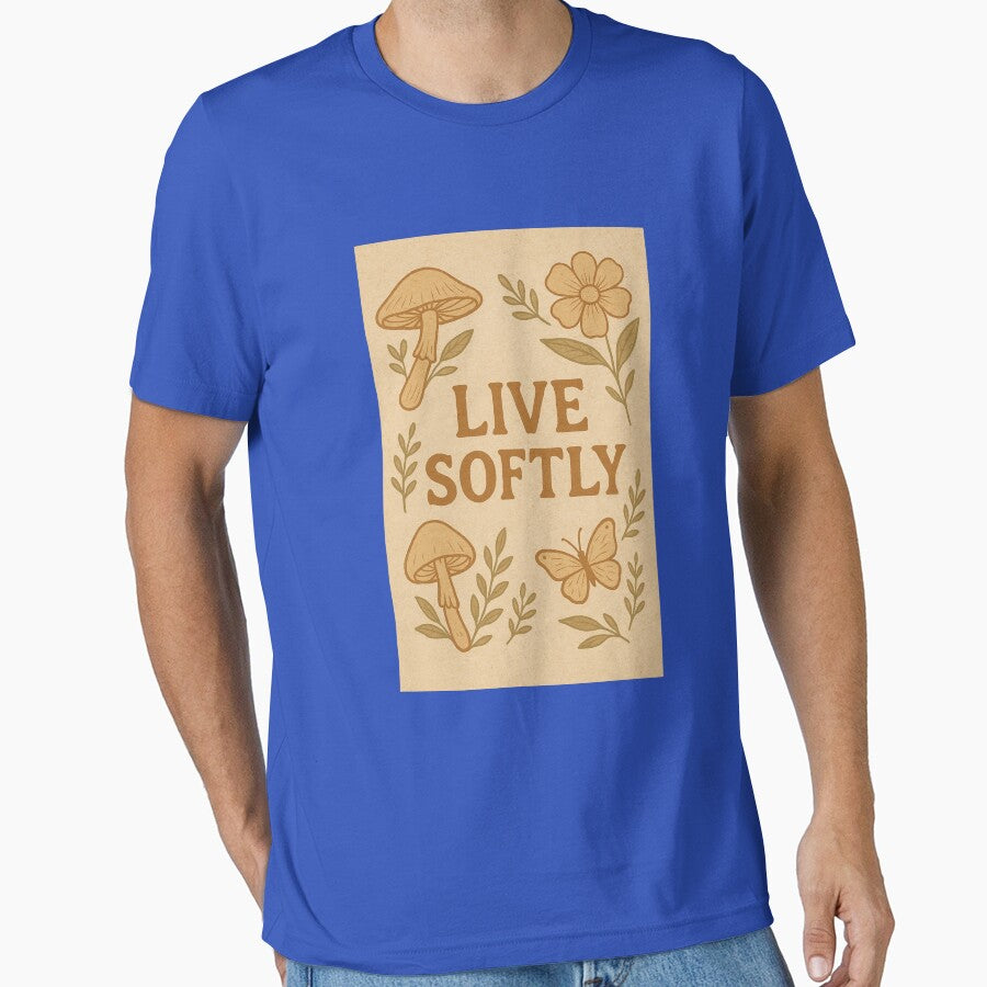 Live Softly – Cottagecore Nature Mood by Rumon raj47 T-Shirts, Hoodie, Sweatshirt | BlankRebels.com (Image 1)