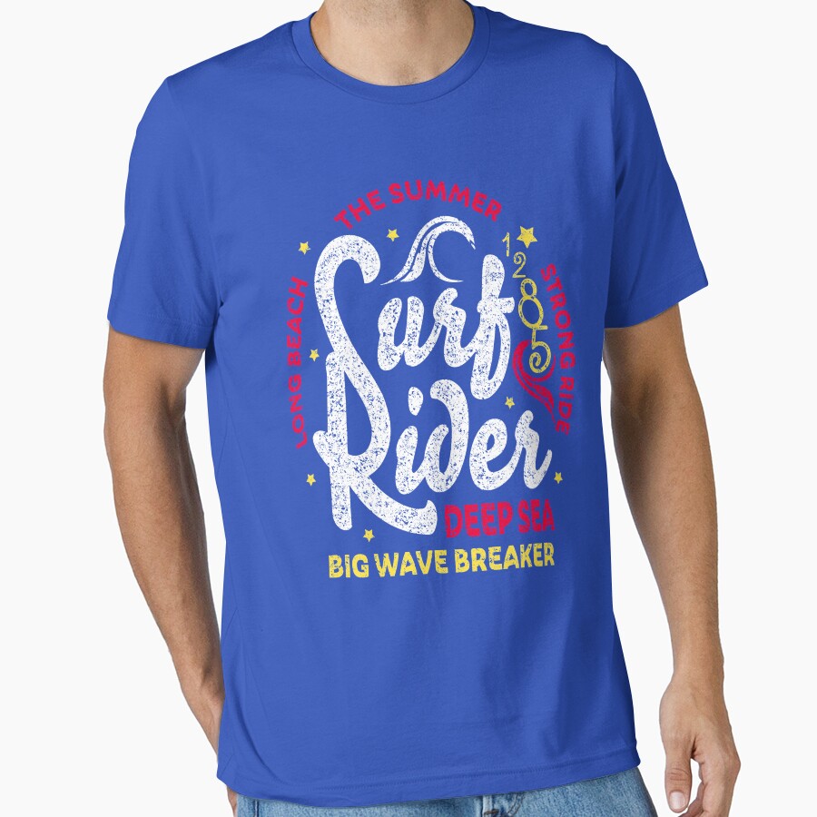Surfing Design with Typography by PaulC71 T-Shirts, Hoodie, Sweatshirt | BlankRebels.com (Image 1)