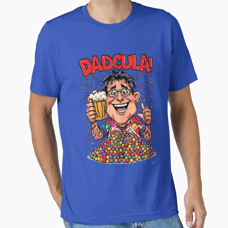 Dadcula – Thirsty for Beer and Candy Sleepy Illustration by EcoArtTees T-Shirts, Hoodie, Sweatshirt (Image 1)
