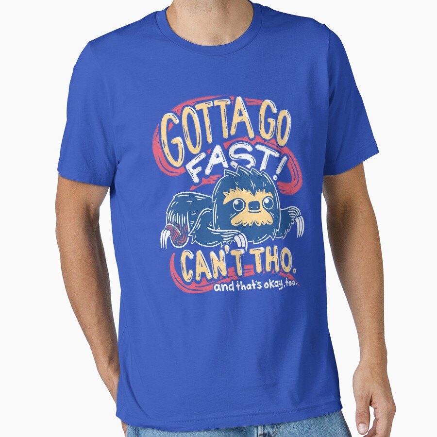 Gotta Go Fast! Can't Though - Retro Gaming Parody Sloth by abowersock
