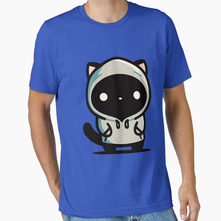 Hoodie Cat – Mysterious Introvert Cat Mom Shirt by denissmartin2020 . Sweatshirt | BlankRebels.com (Image 1)
