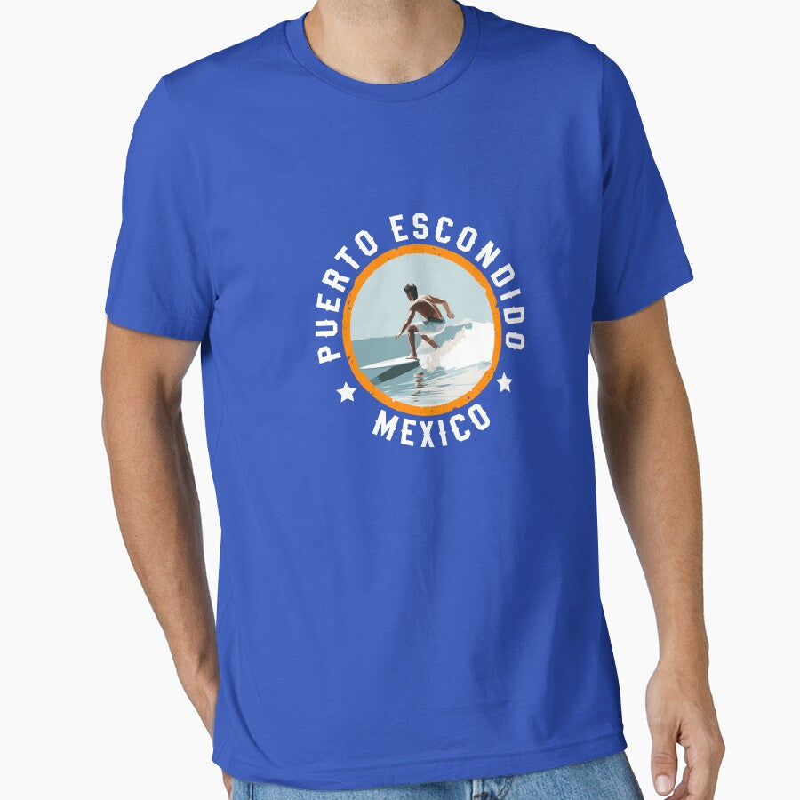 Puerto Escondido - Mexico (with White Lettering) by VelvetRoom T-Shirts, Hoodie, Sweatshirt | BlankRebels.com (Image 1)