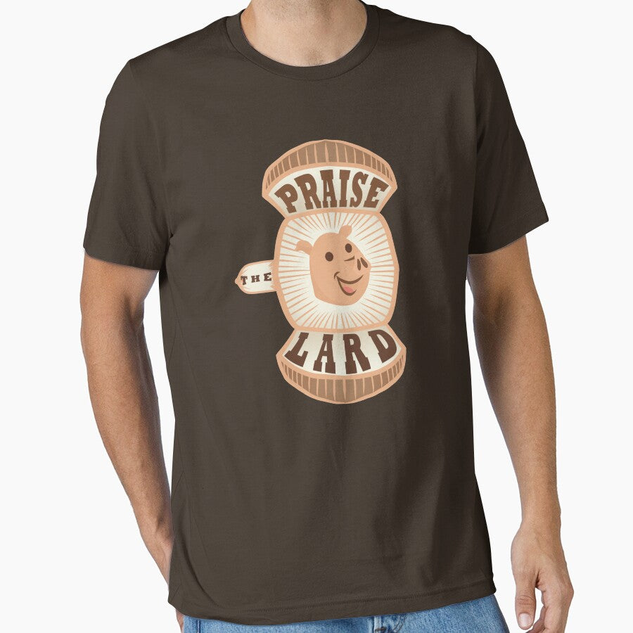 Praise The Lard Novelty Shirt by Orange Pieces Hoodie, Sweatshirt | BlankRebels.com (Image 1)