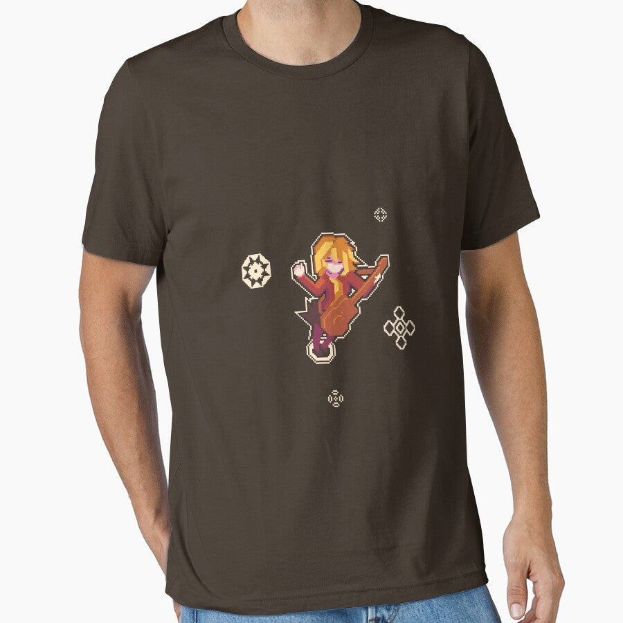 Pixel Art Guitar Girl by Maytch T-Shirts, Hoodie, Sweatshirt | BlankRebels.com (Image 1)