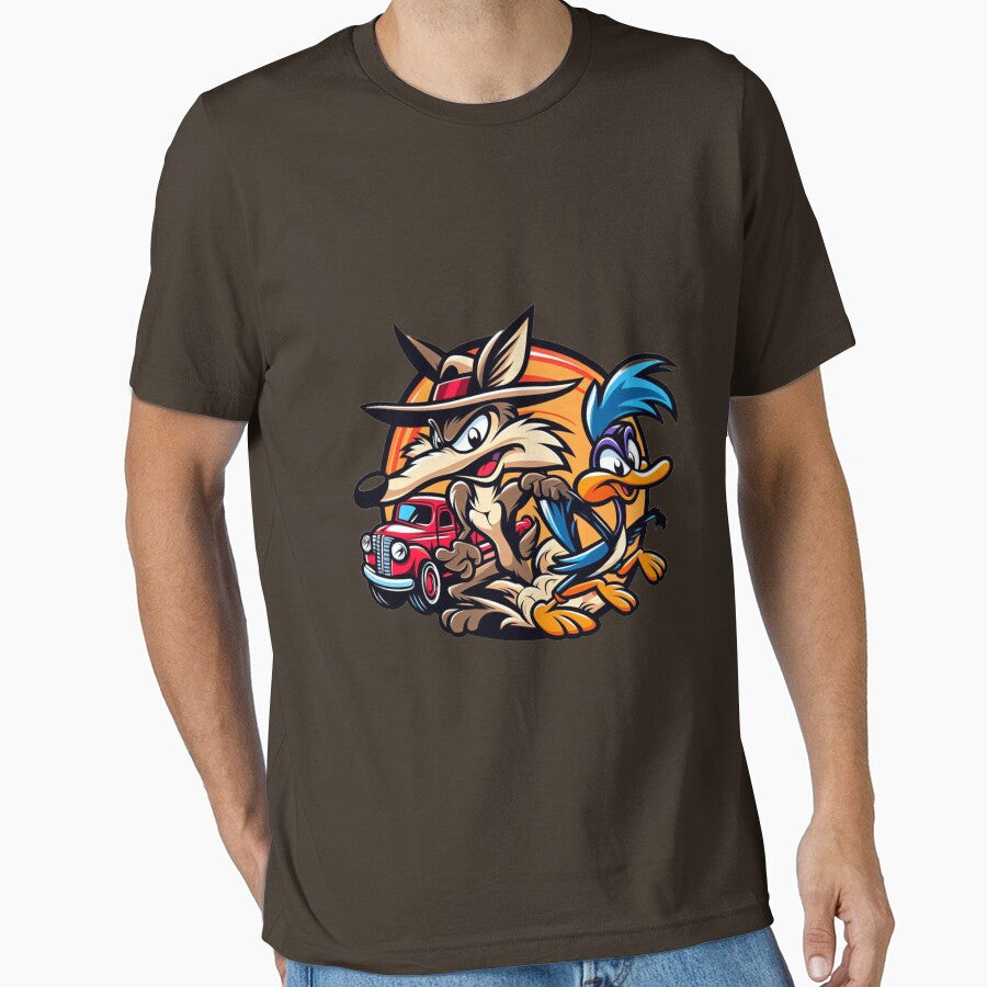 Road Runner and Coyote by Hive Threadless T-Shirts, Hoodie, Sweatshirt | BlankRebels.com (Image 1)
