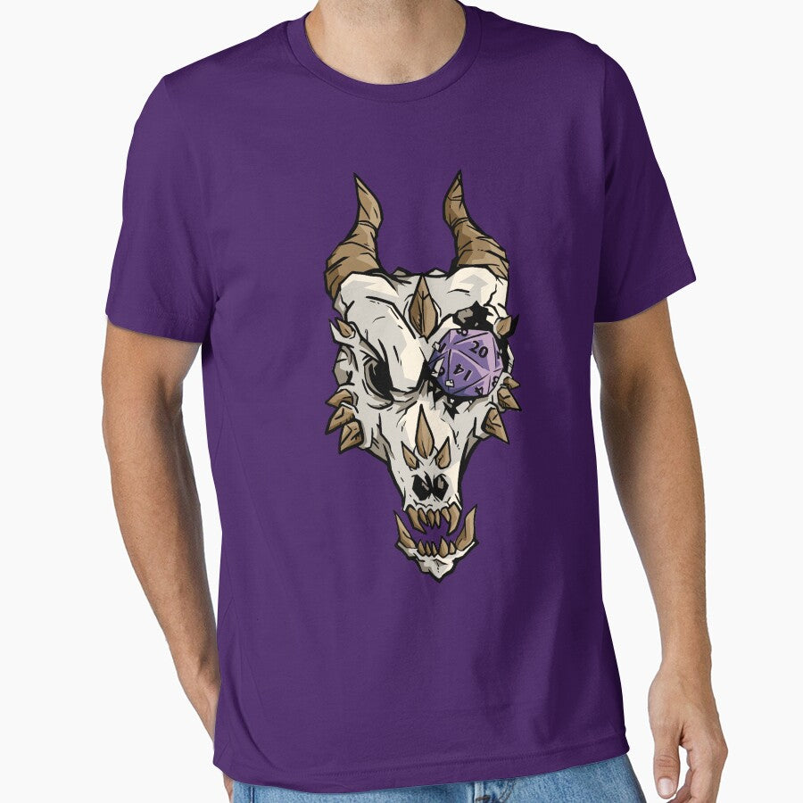 Critical Hit! Dragon Skull Edition by PlanarPrints T-Shirts, Hoodie, Sweatshirt | BlankRebels.com (Image 1)