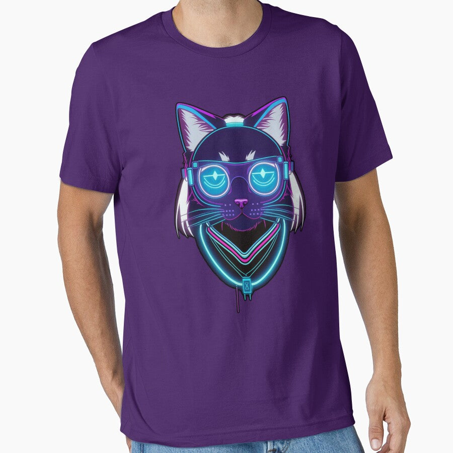 Cyberpunk cat - Cult leader | "Cybercat Chronicles" collection by RESToRAPTOR
